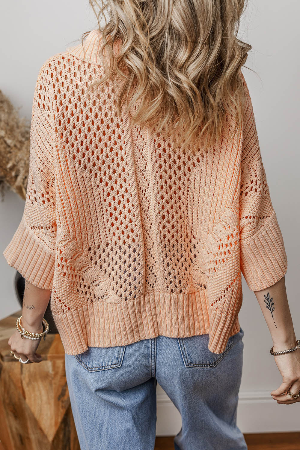 Hollowed Knit Sleeve