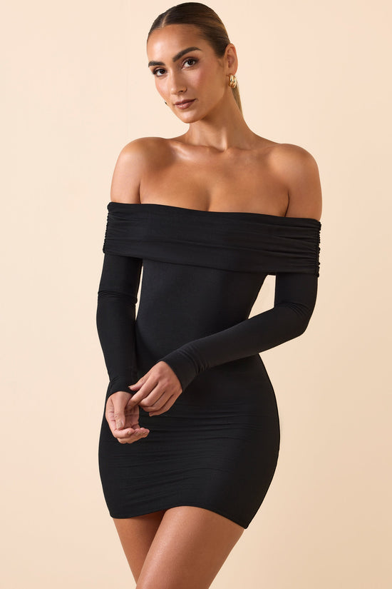 Modal Off-Shoulder Mini Dress