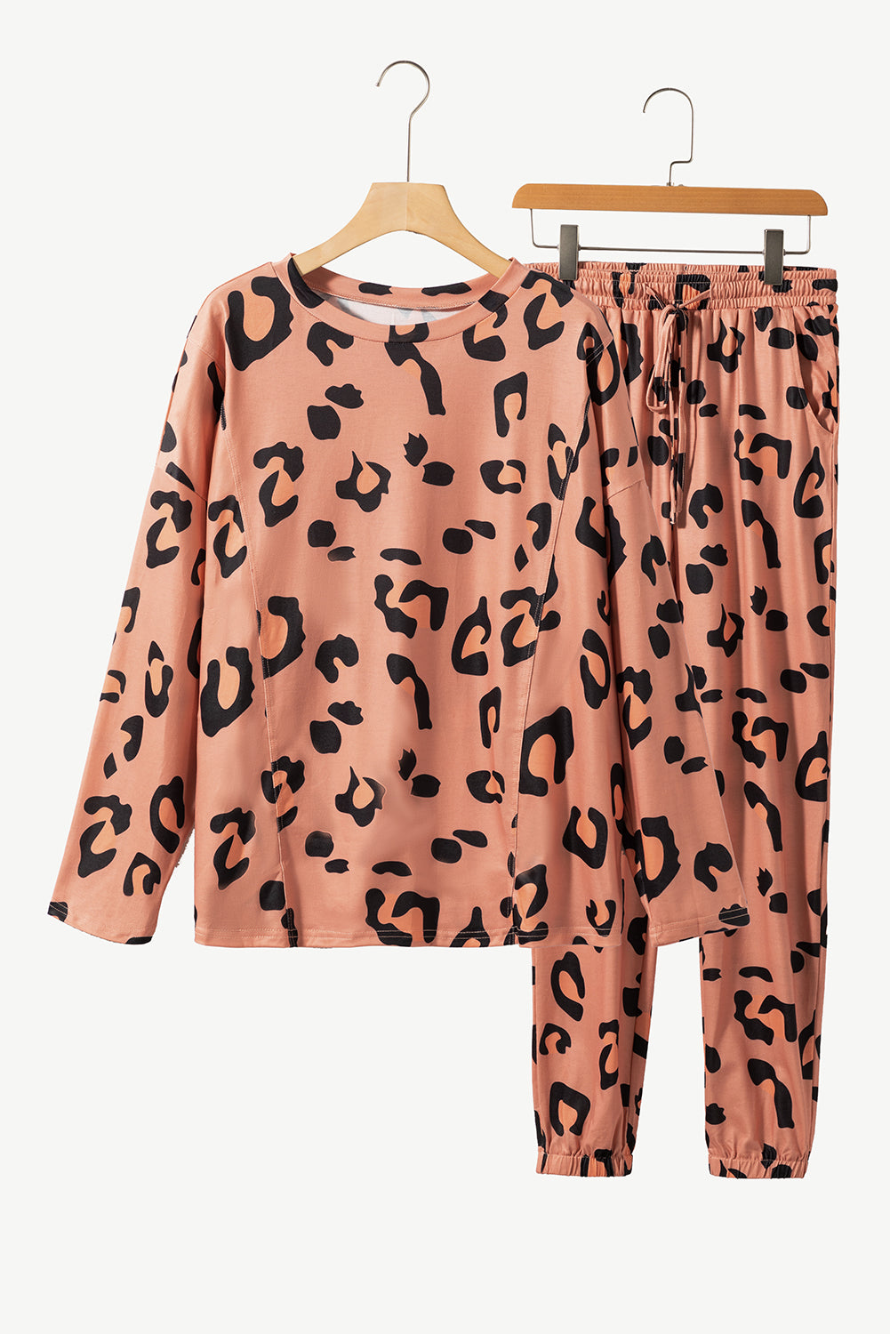 Chestnut Leopard Long Sleeve Set