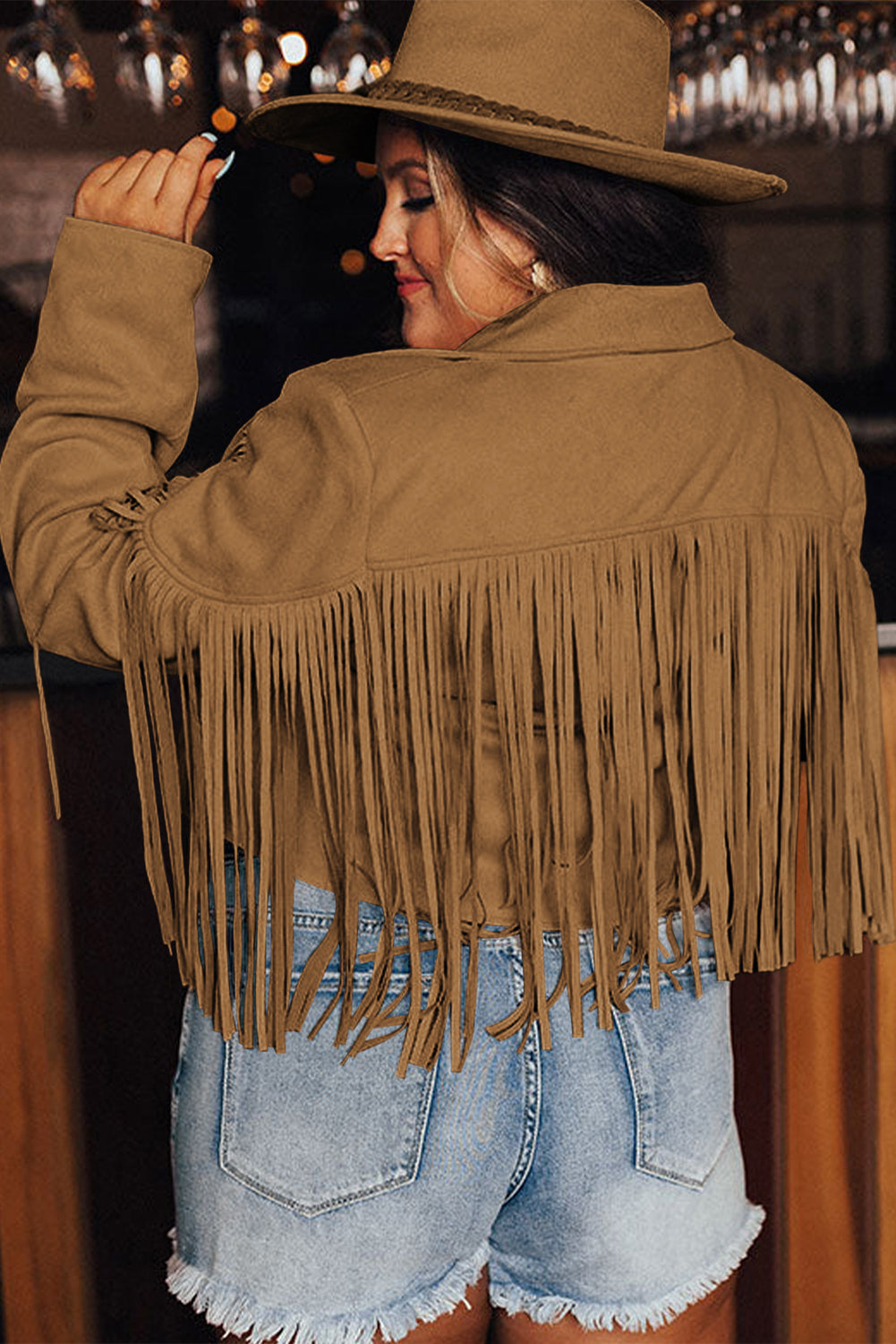 Fringe Cropped Jacket