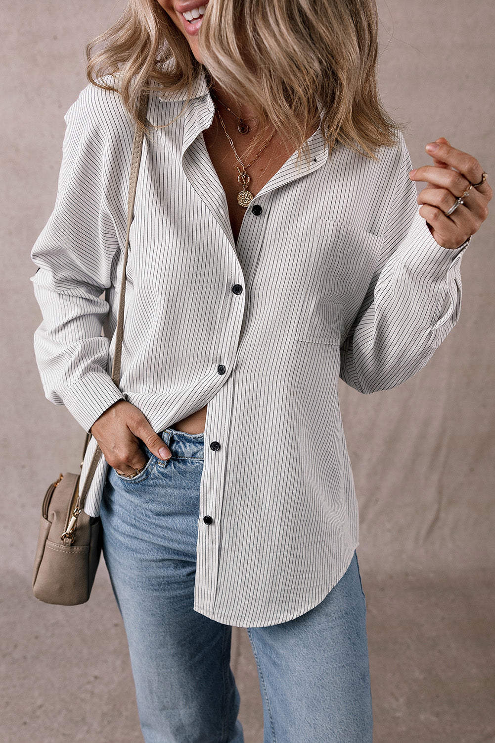 Roll-tab Sleeve Shirt