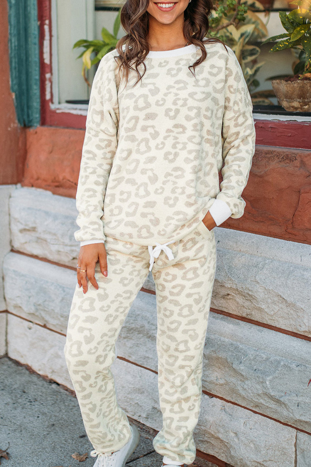 Leopard Pullover Lounge Set