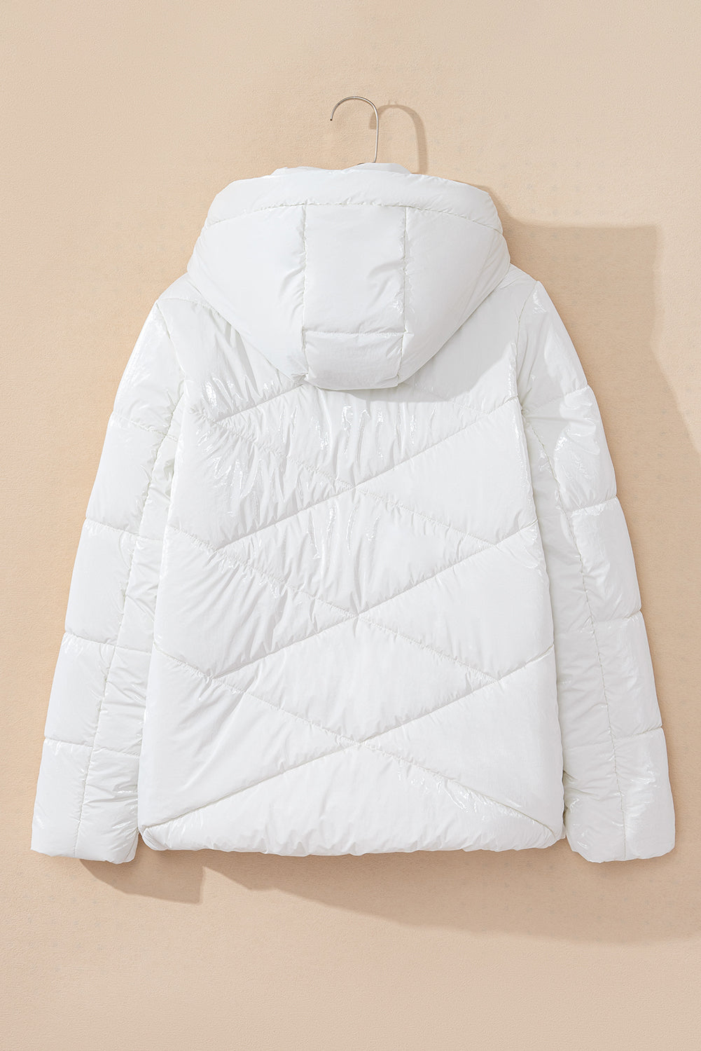 Quilted Zip Up Puffer Coat