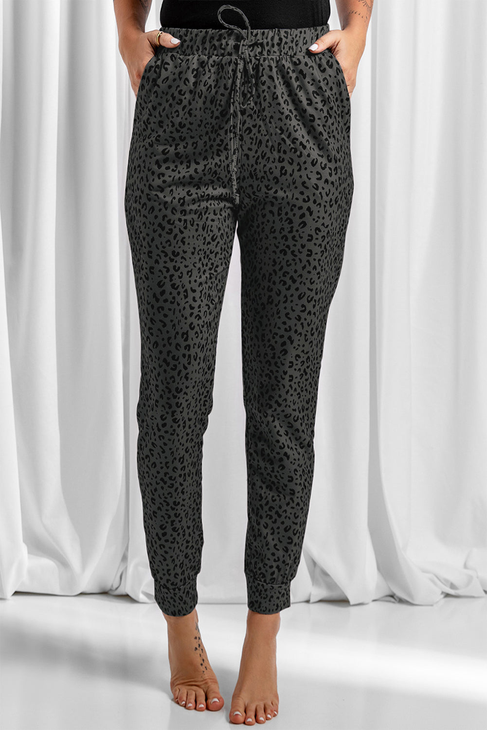 Breezy Leopard Joggers