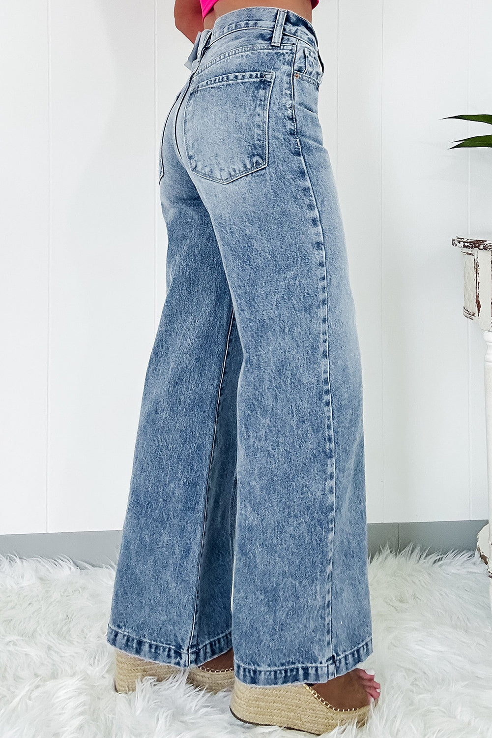 Central Wide Leg High Waist Jeans