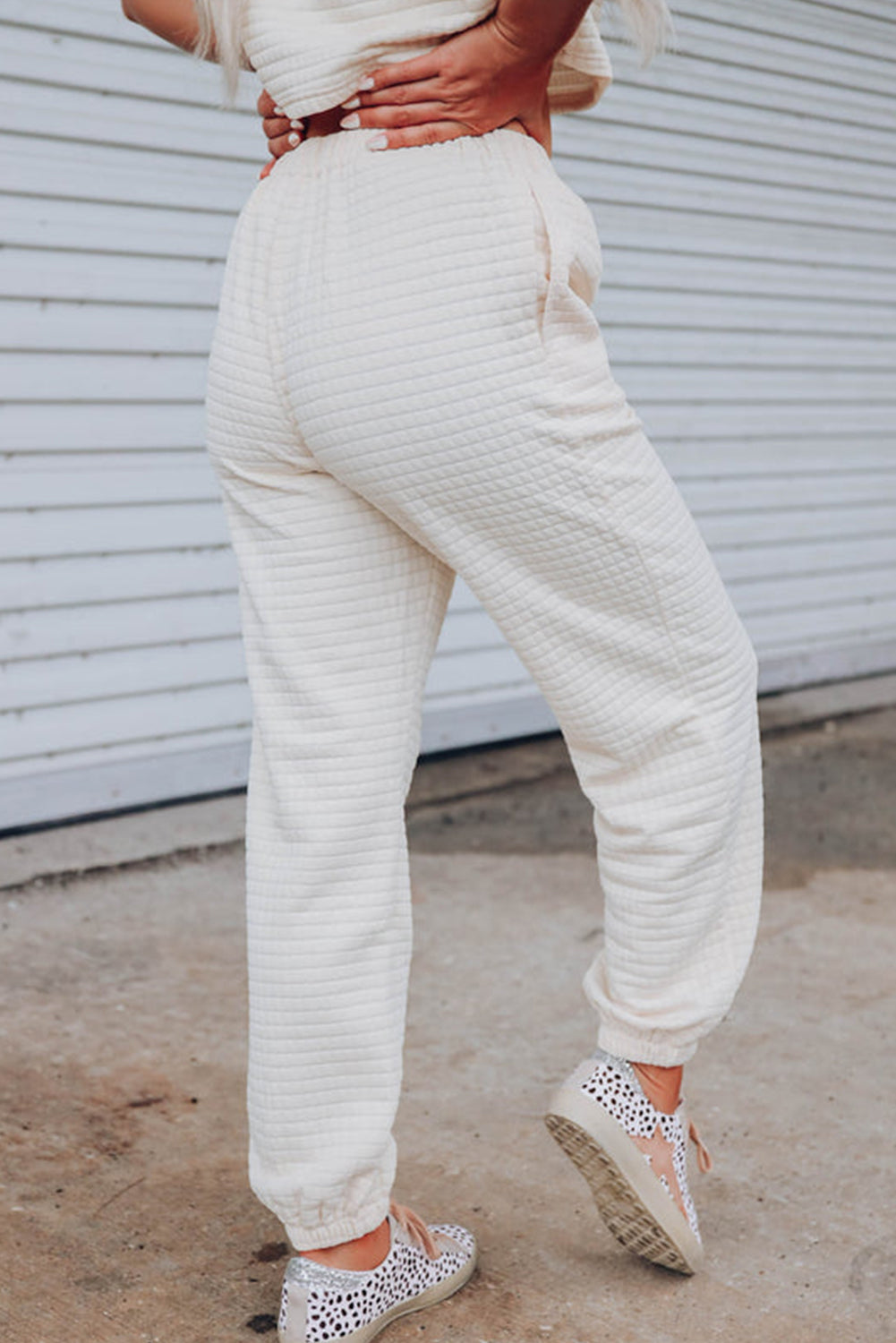 Cropped Tee Jogger Set