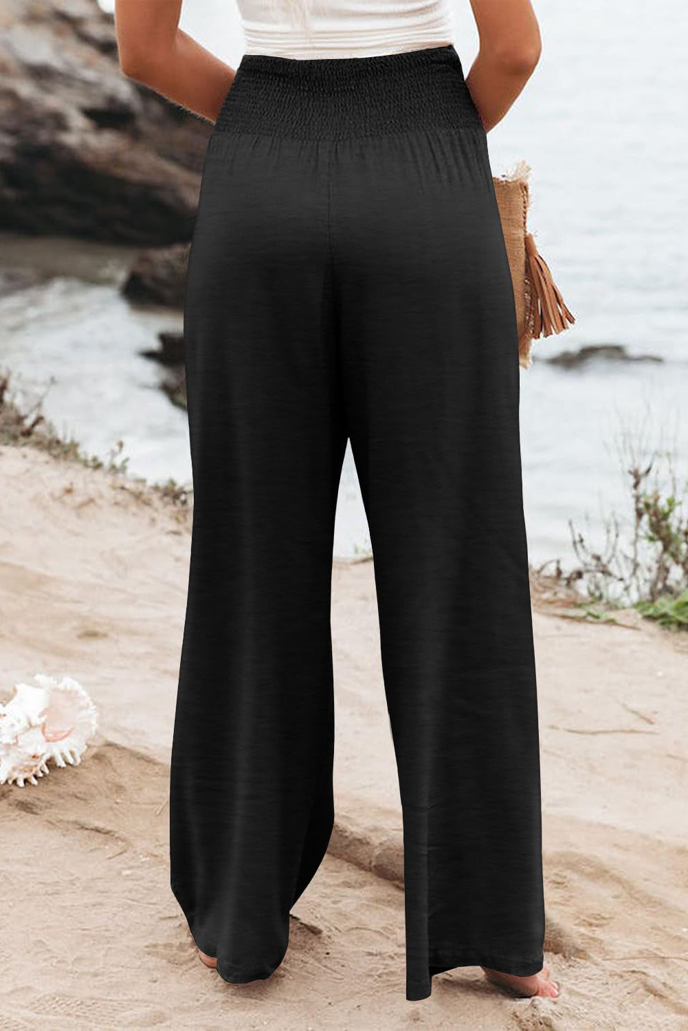 High Waist Wide Leg Pants