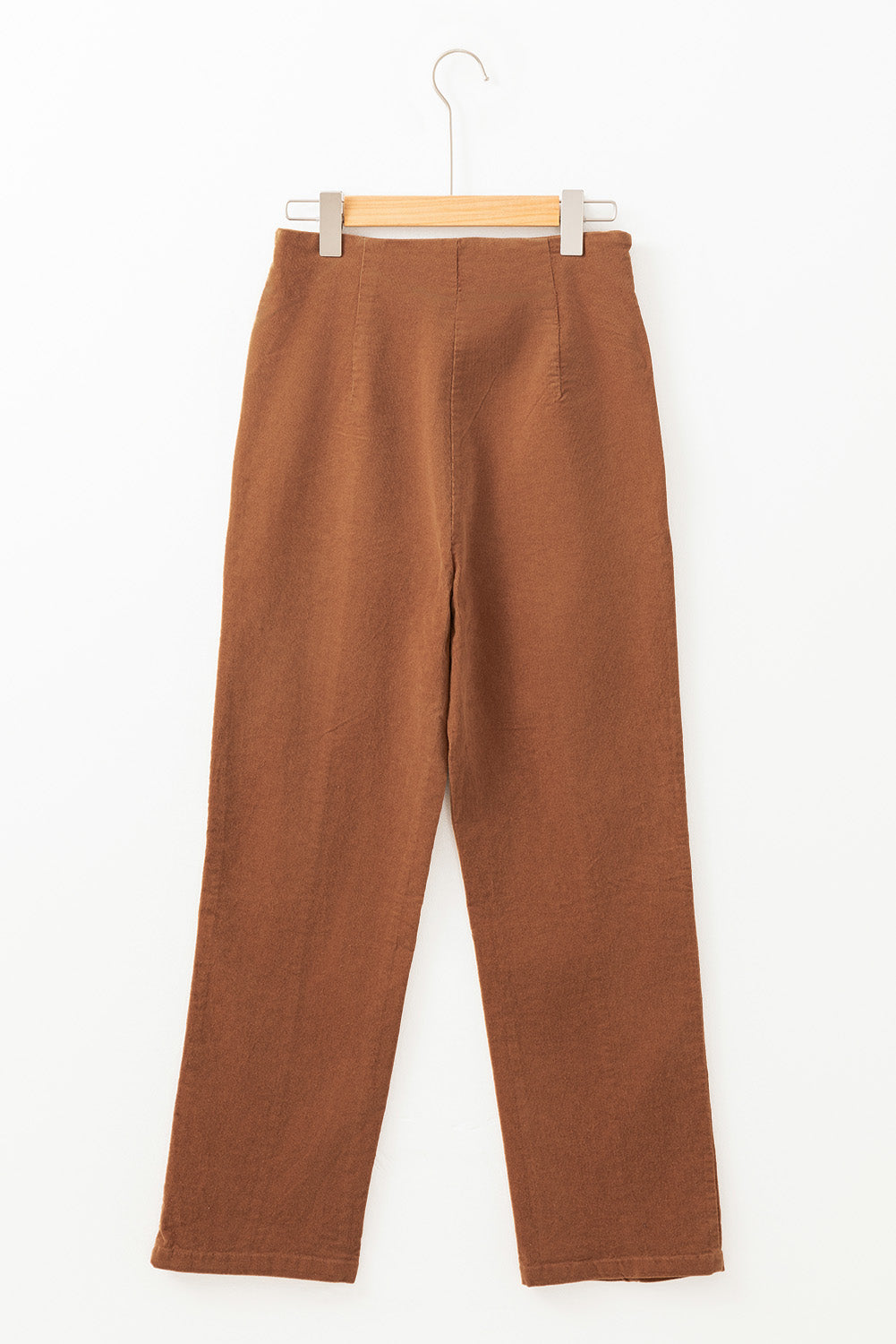 Chestnut Double Breasted Straight Leg Pants