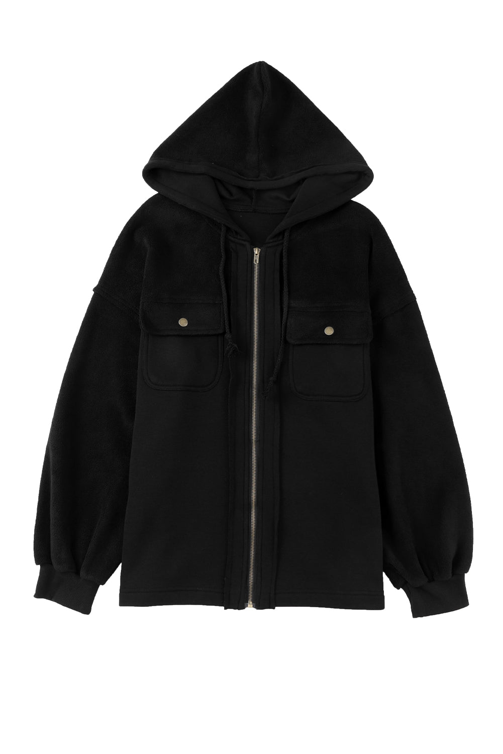 Flap Pocket Zip Up Jacket