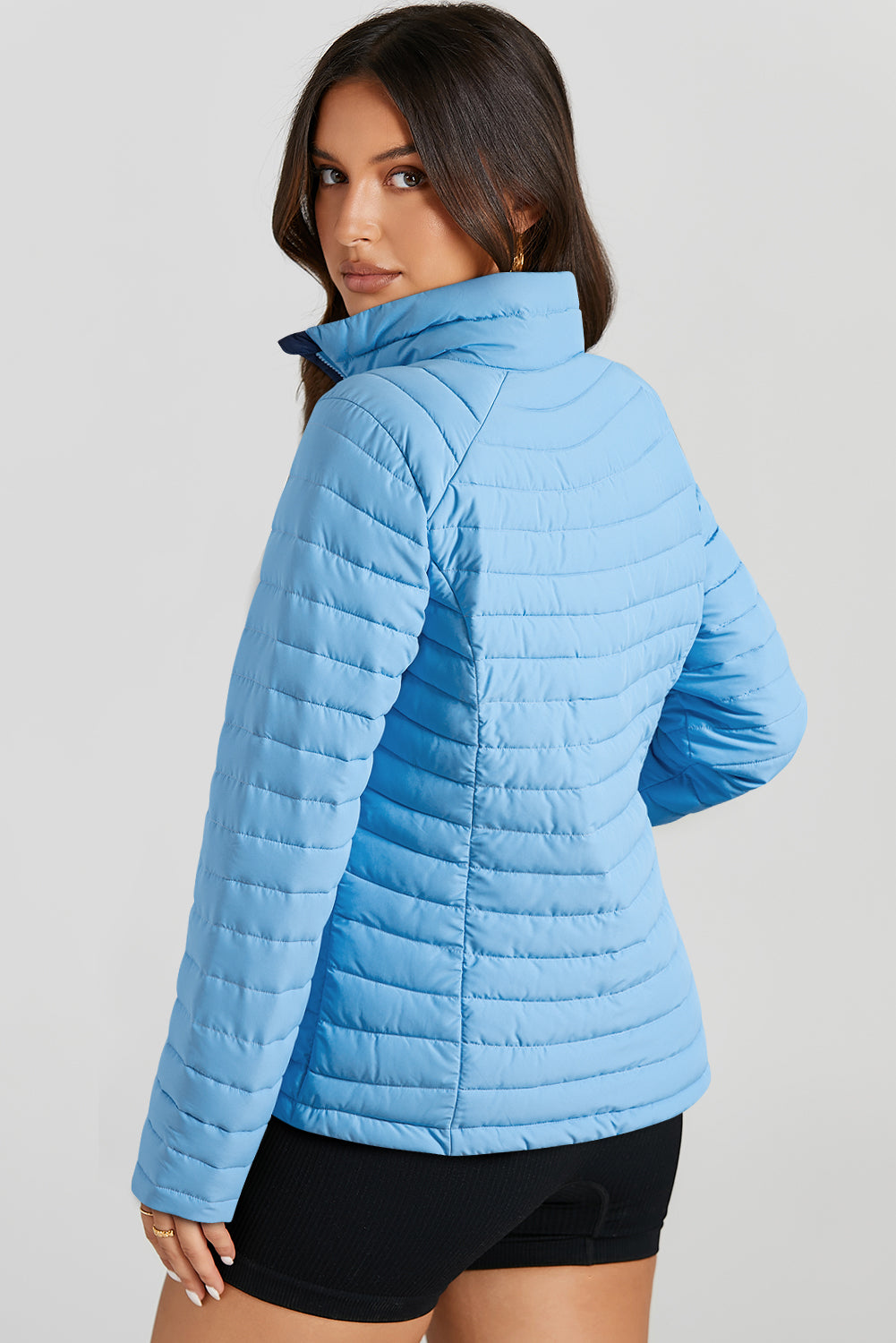 Zip-up Puffer Jacket