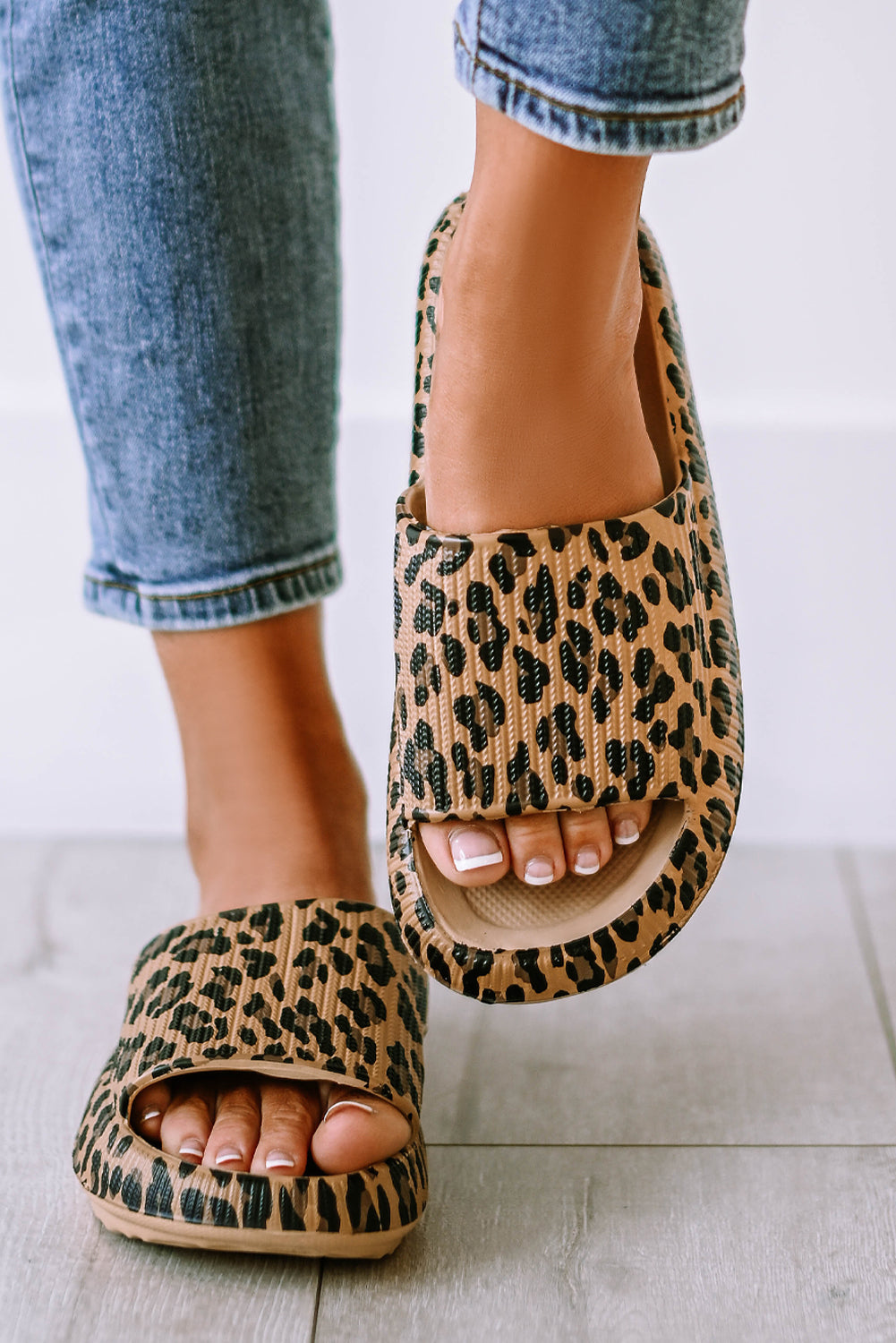 Leopard Print Slippers