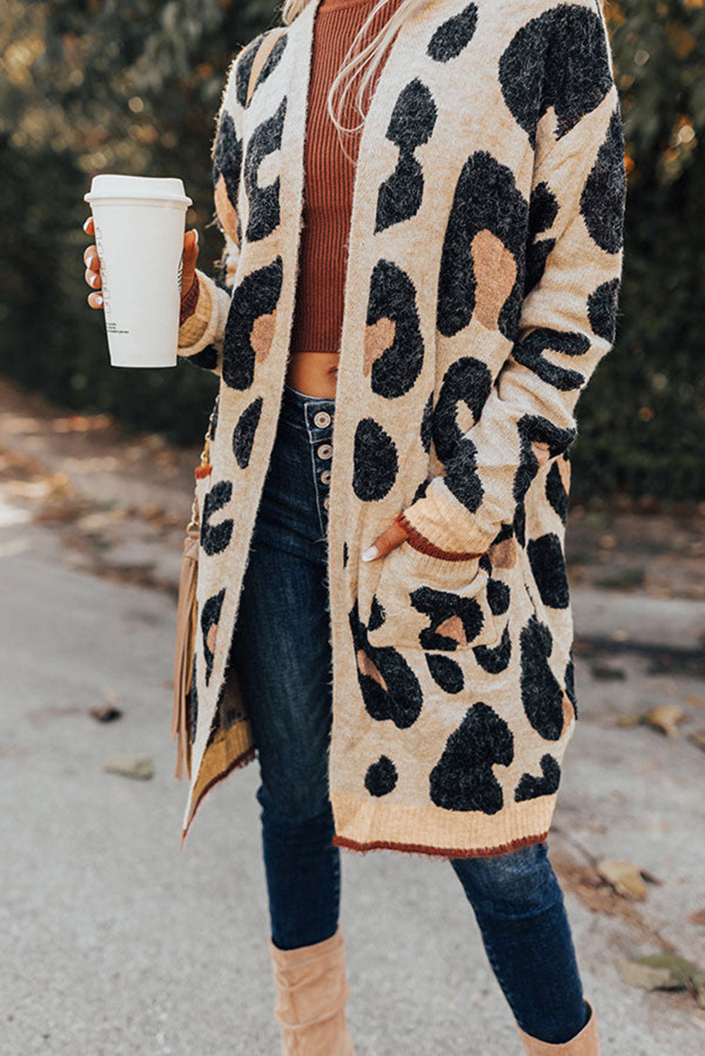 Leopard Midi Cardigan