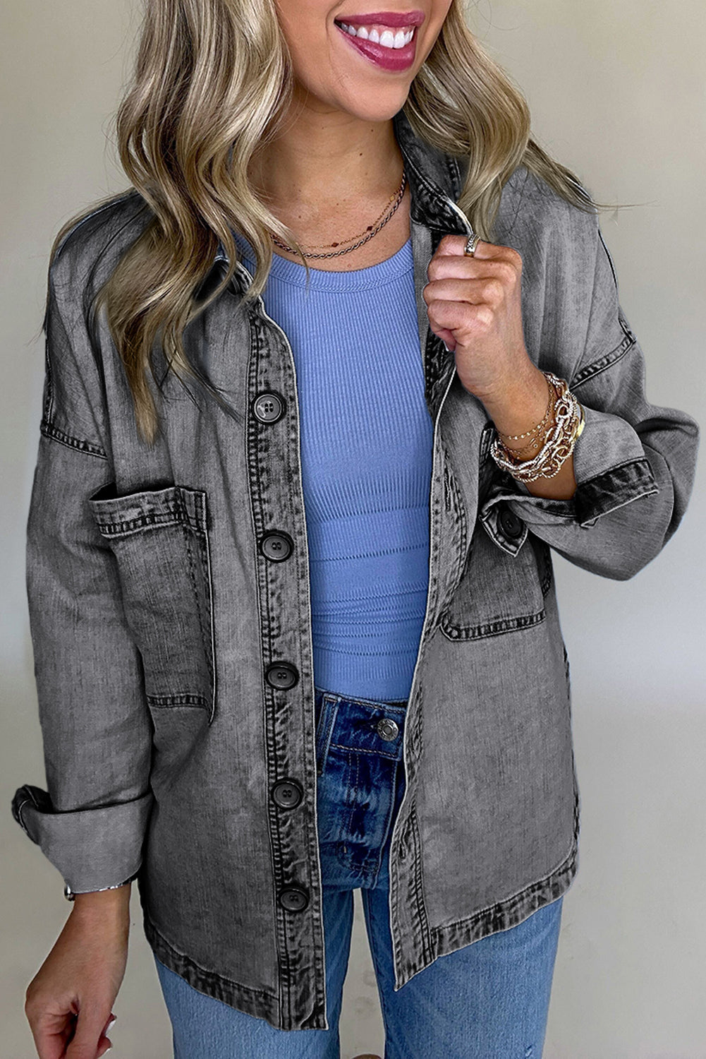 Wash Denim Jacket