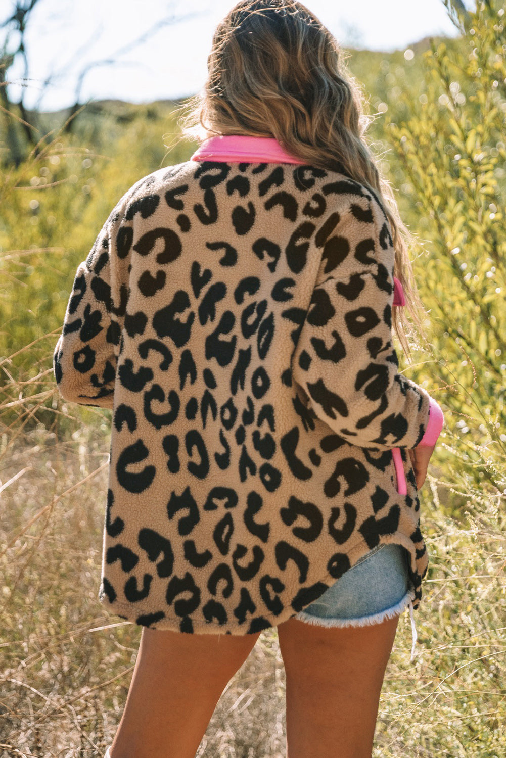 Leopard Teddy Shacket