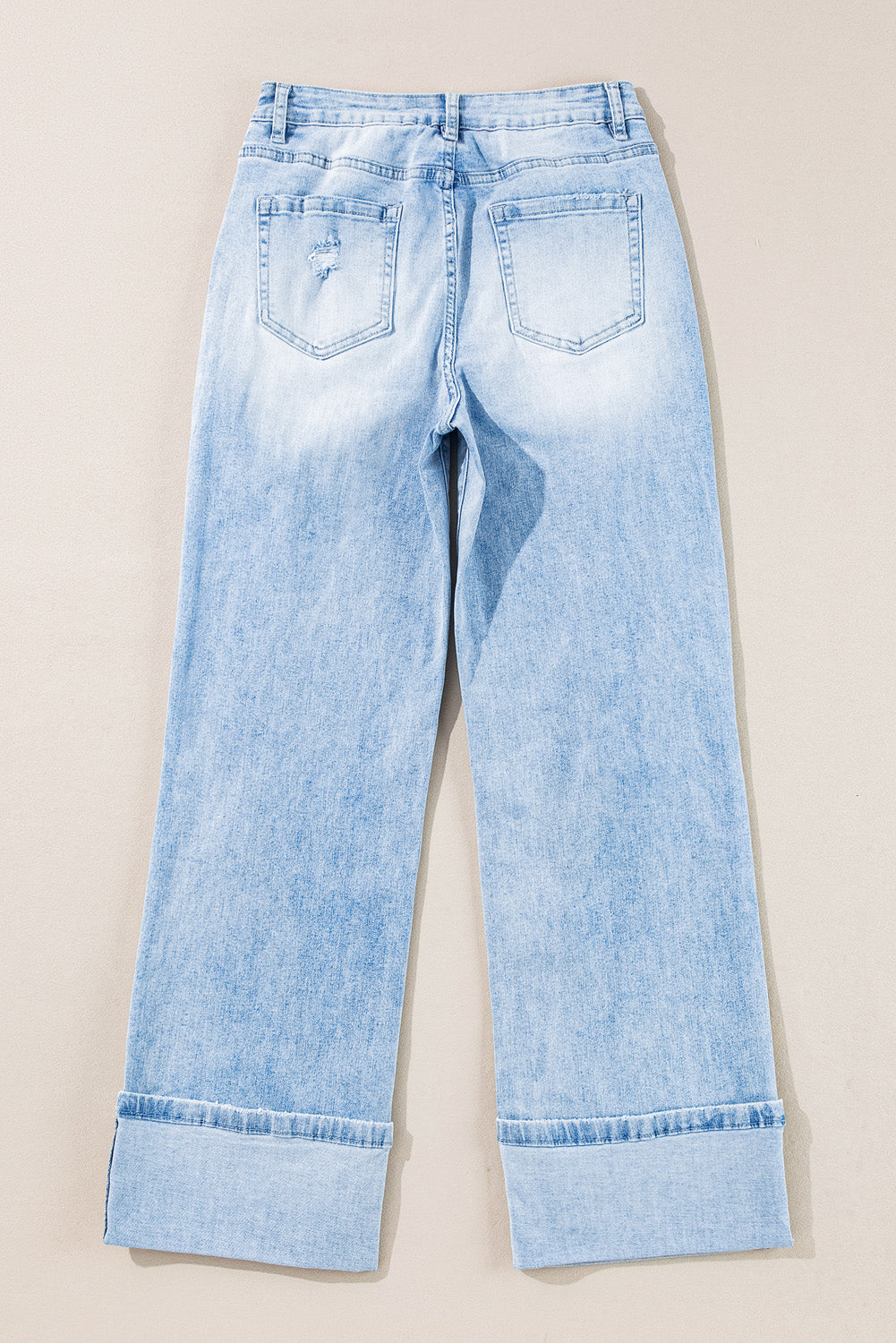 Beau Blue Light Wash Flare Jeans