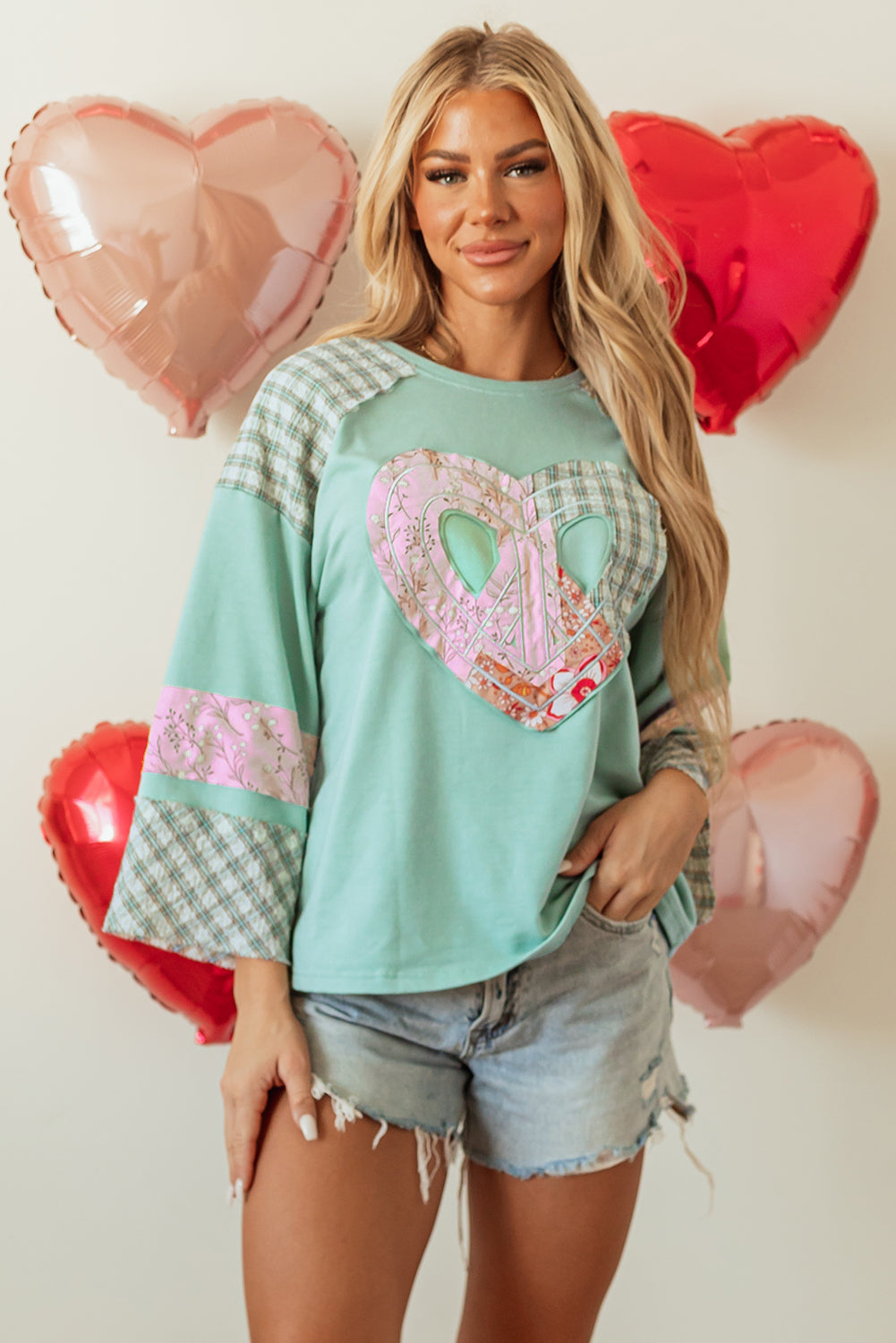 Heart Wide Long Sleeve