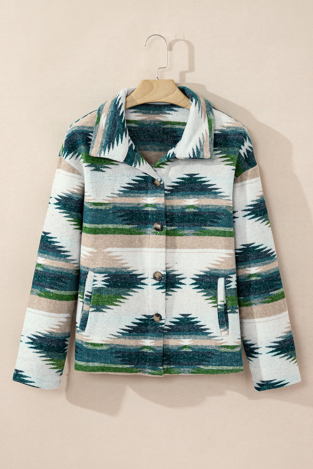 Green Aztec Jacket