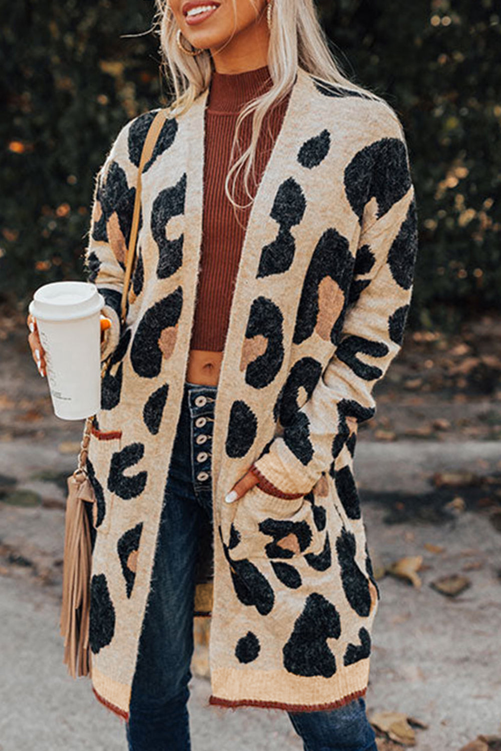 Leopard Midi Cardigan