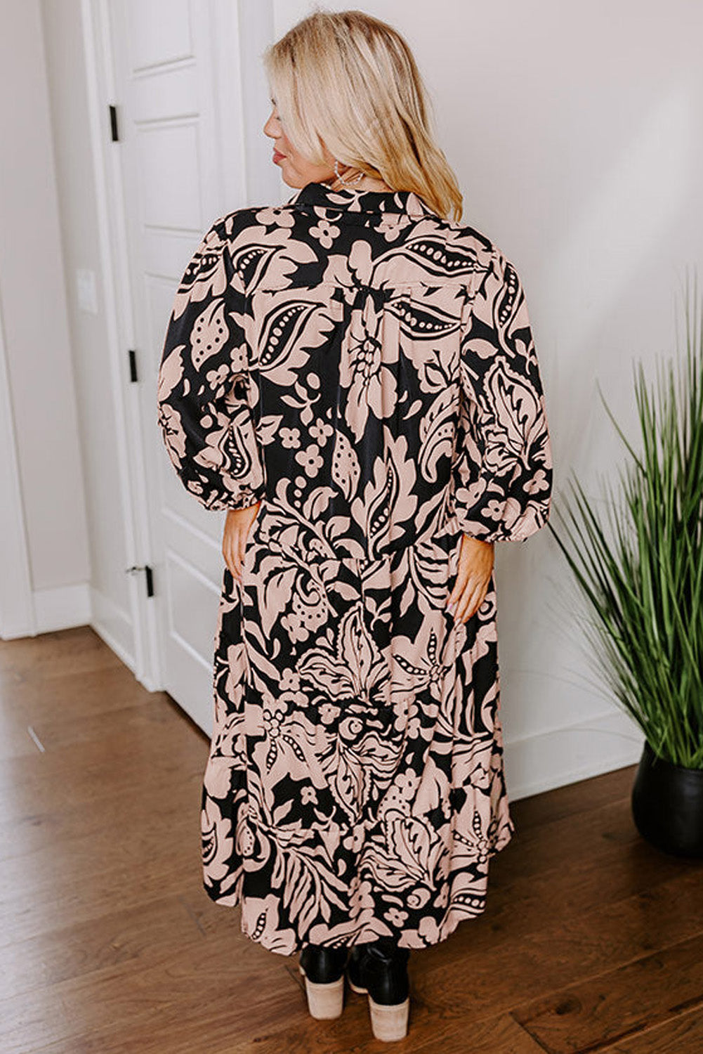 Floral Printed Maxi Dress