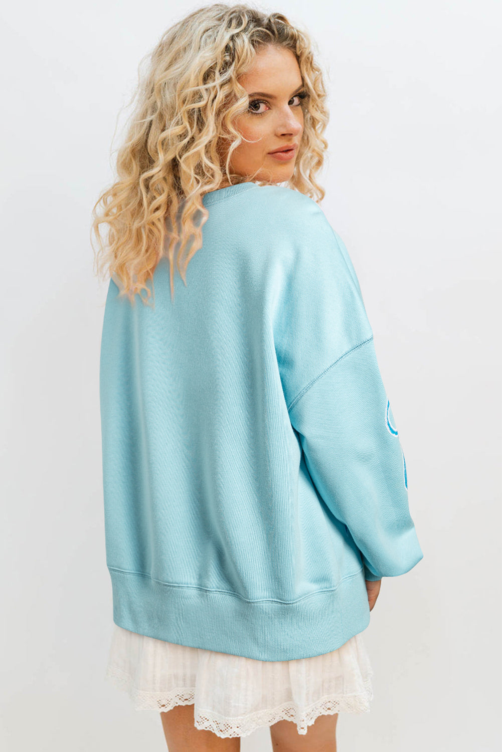 Bowknot Oversized Sweatshirt