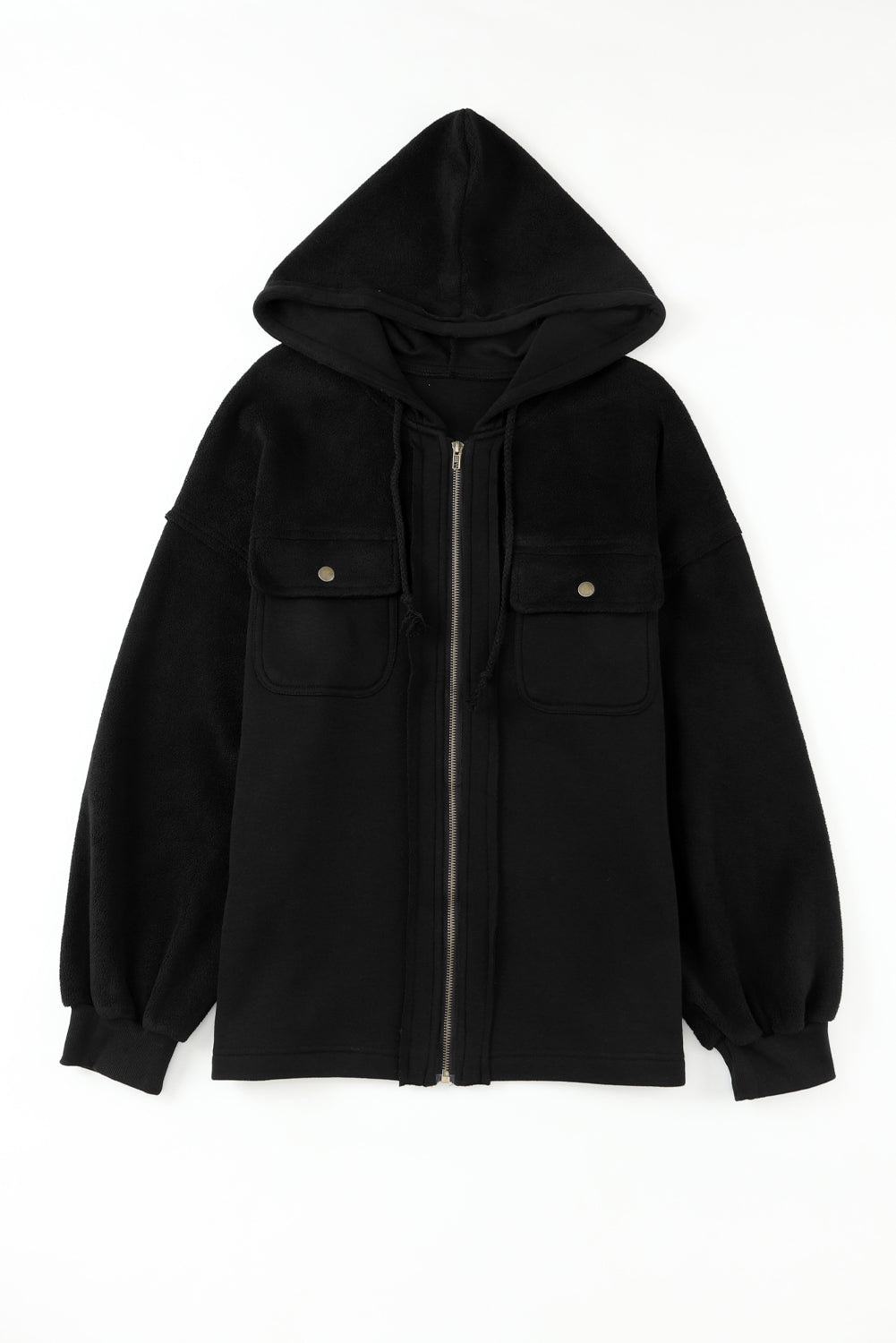 Flap Pocket Zip Up Jacket