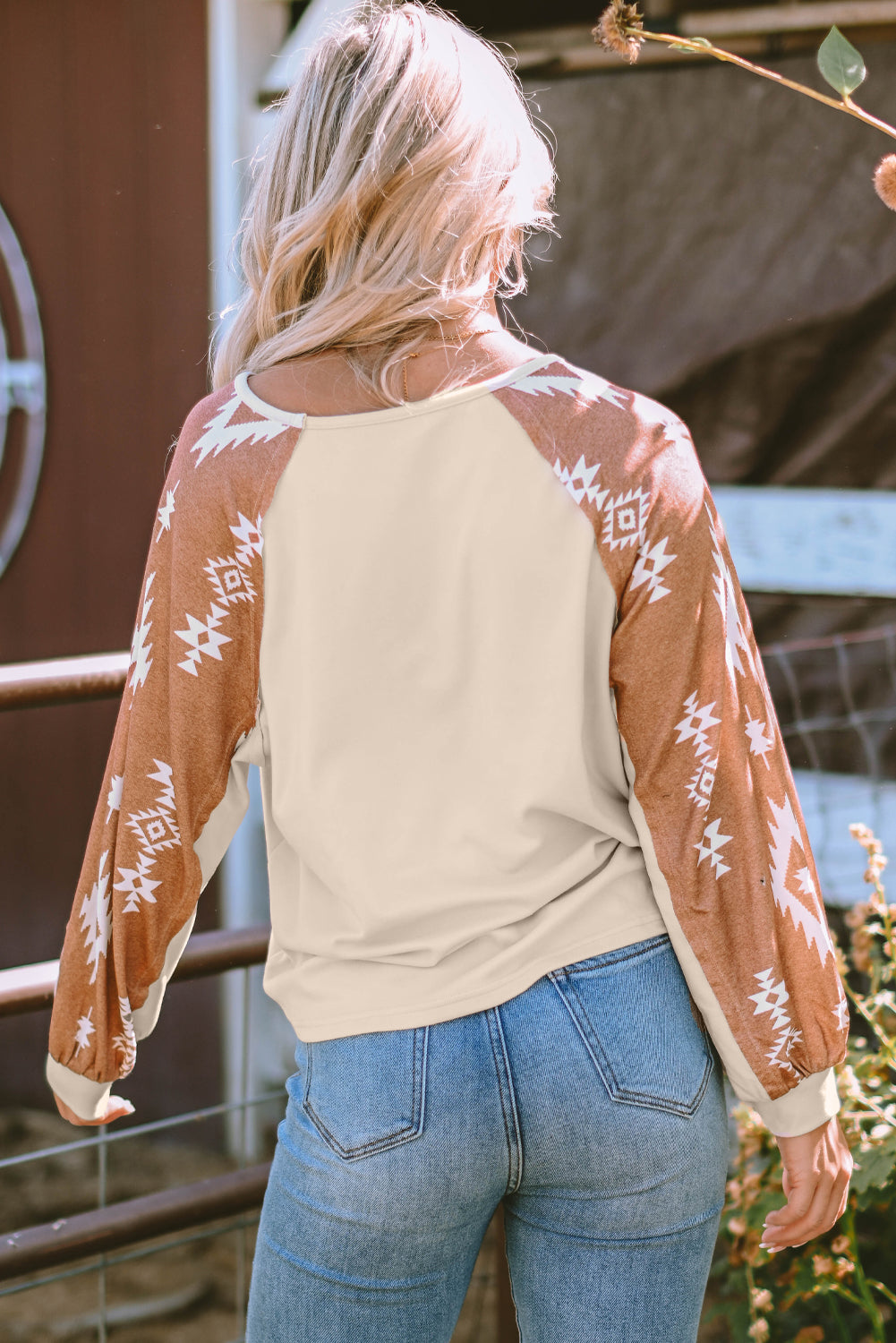 Western Long Sleeve Top