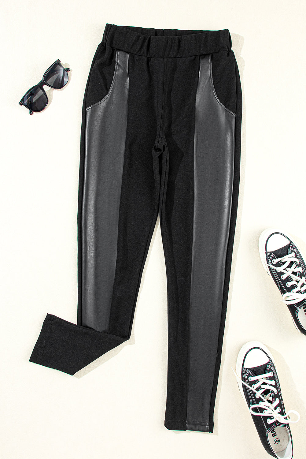 Leather High Waist Leggings