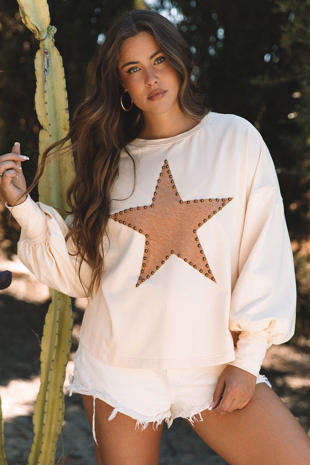 Star Graphic Oversized Long Sleeve