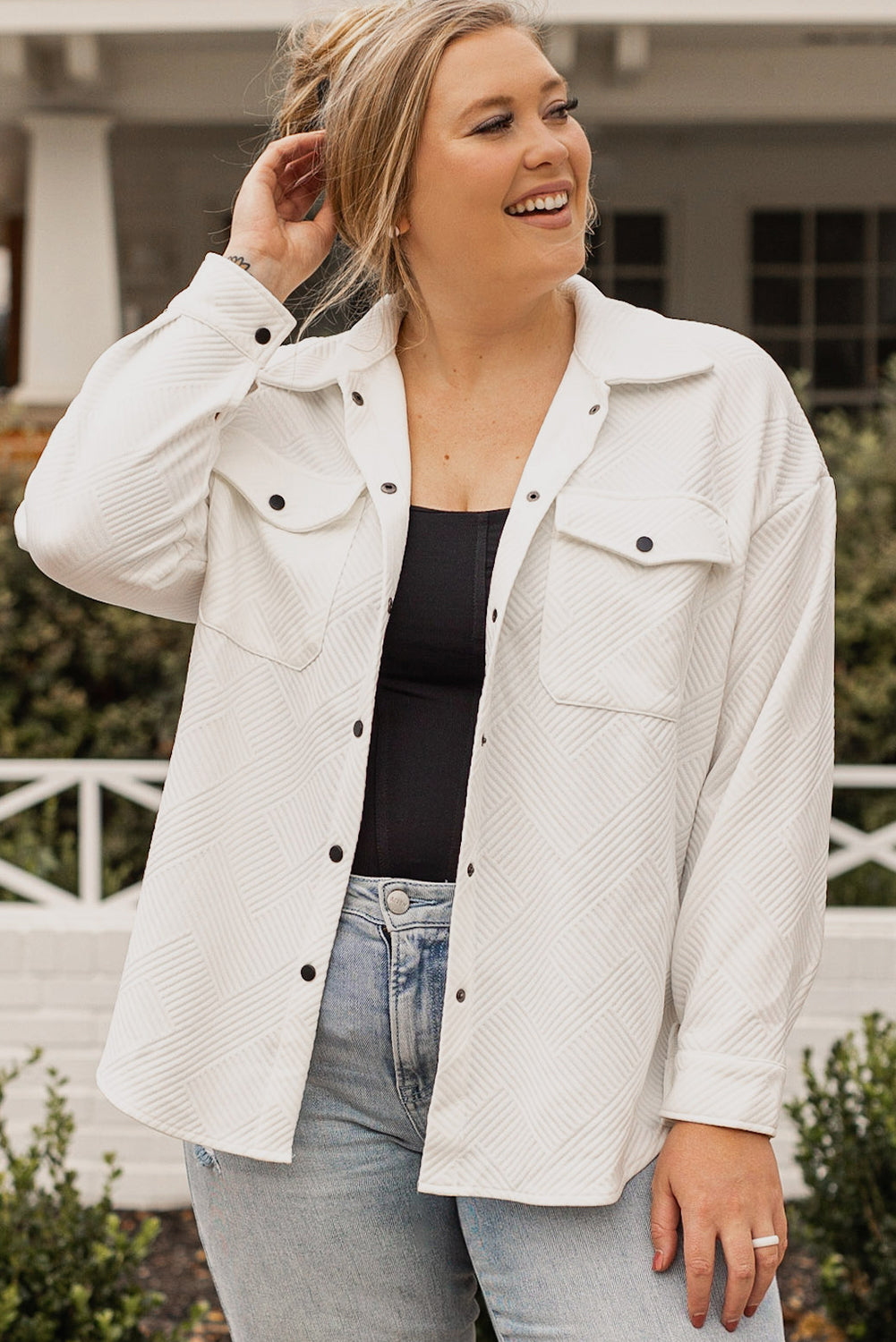 Flap Pockets Jacket