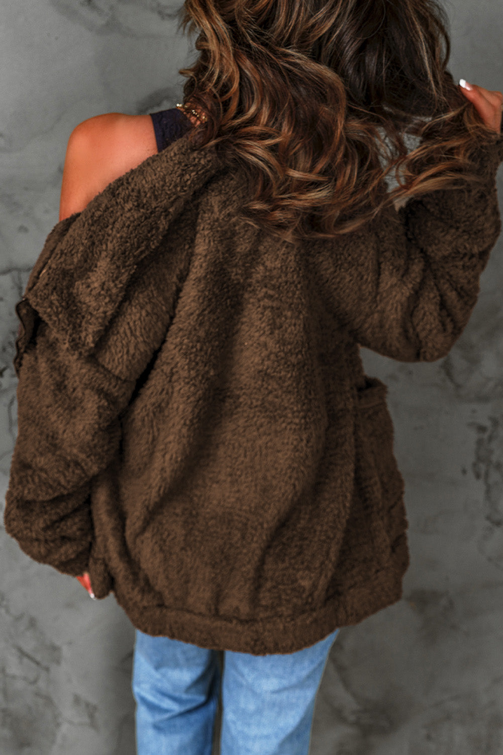 Fiery Red Fleece Jacket