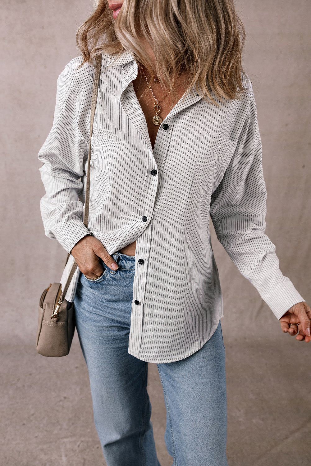 Roll-tab Sleeve Shirt