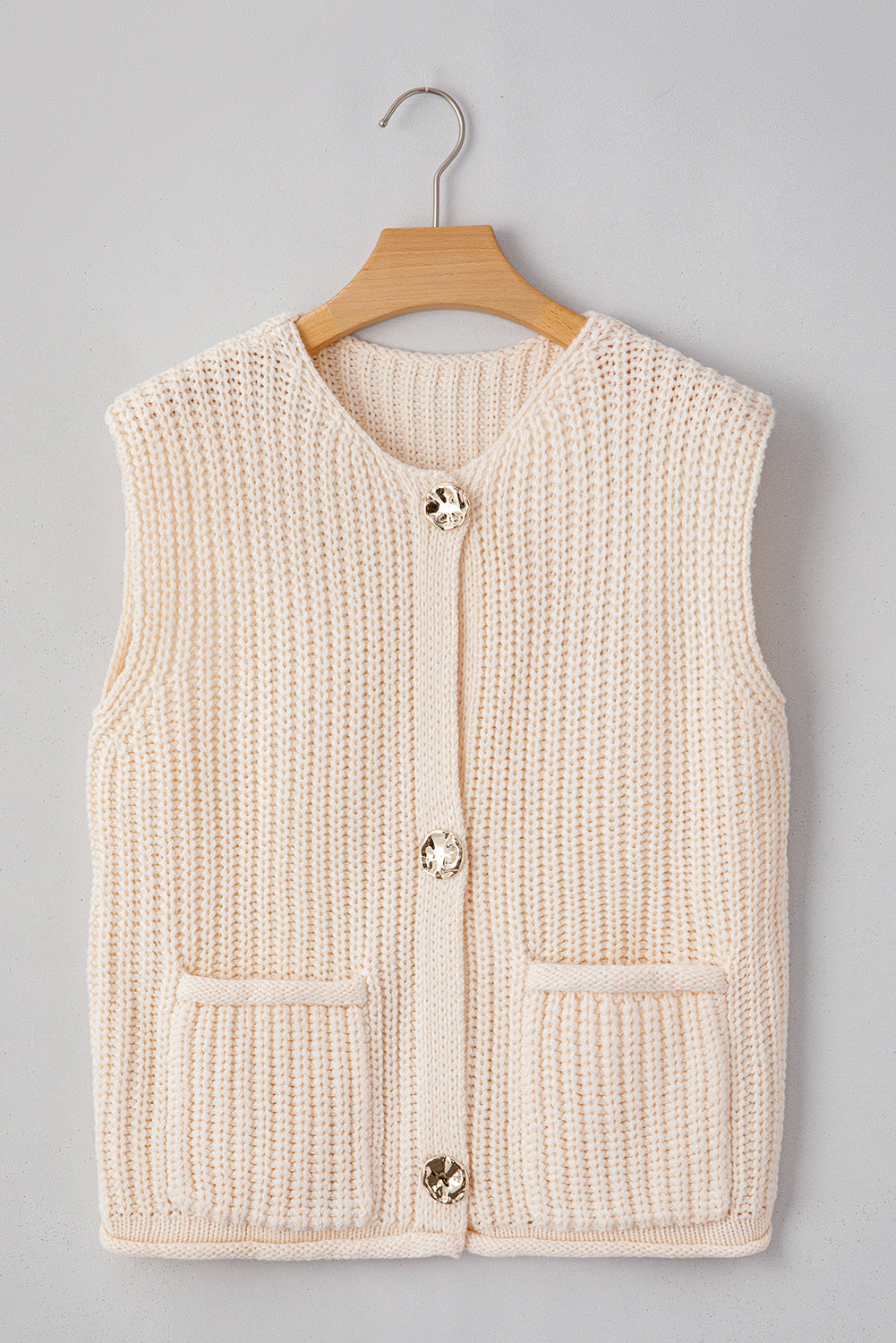 Buttoned Sweater Vest