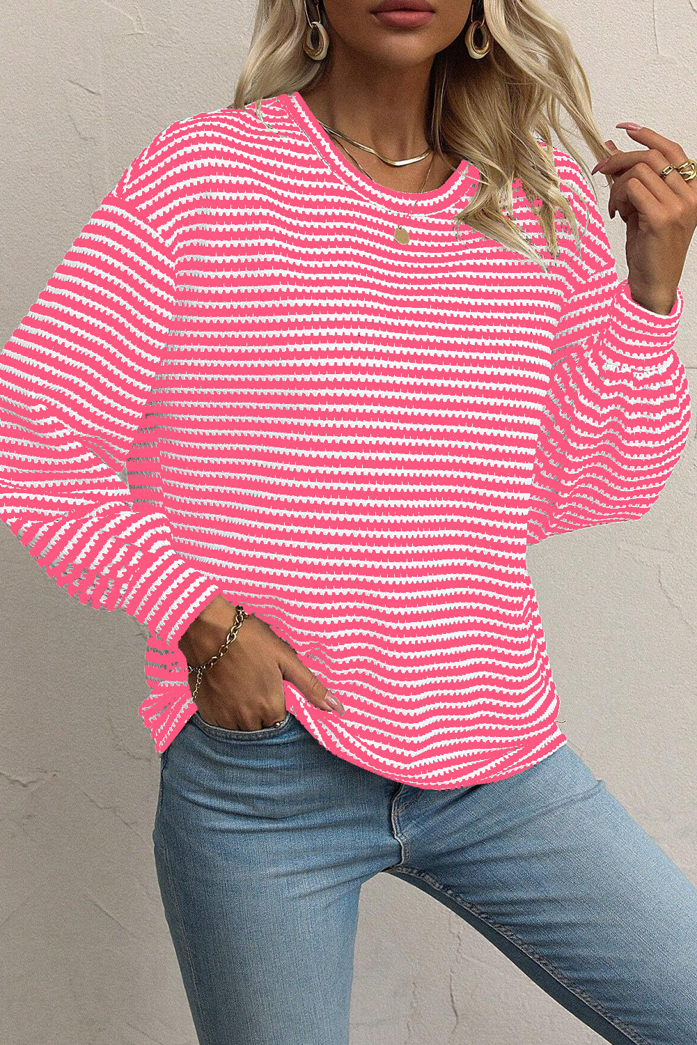 Drop Shoulder Long Sleeve