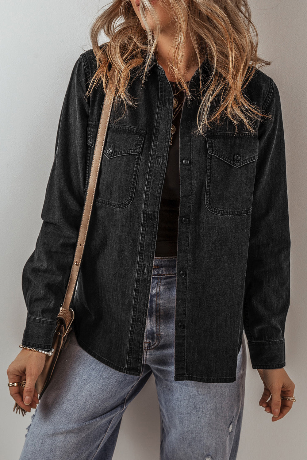 Collared Jean Jacket