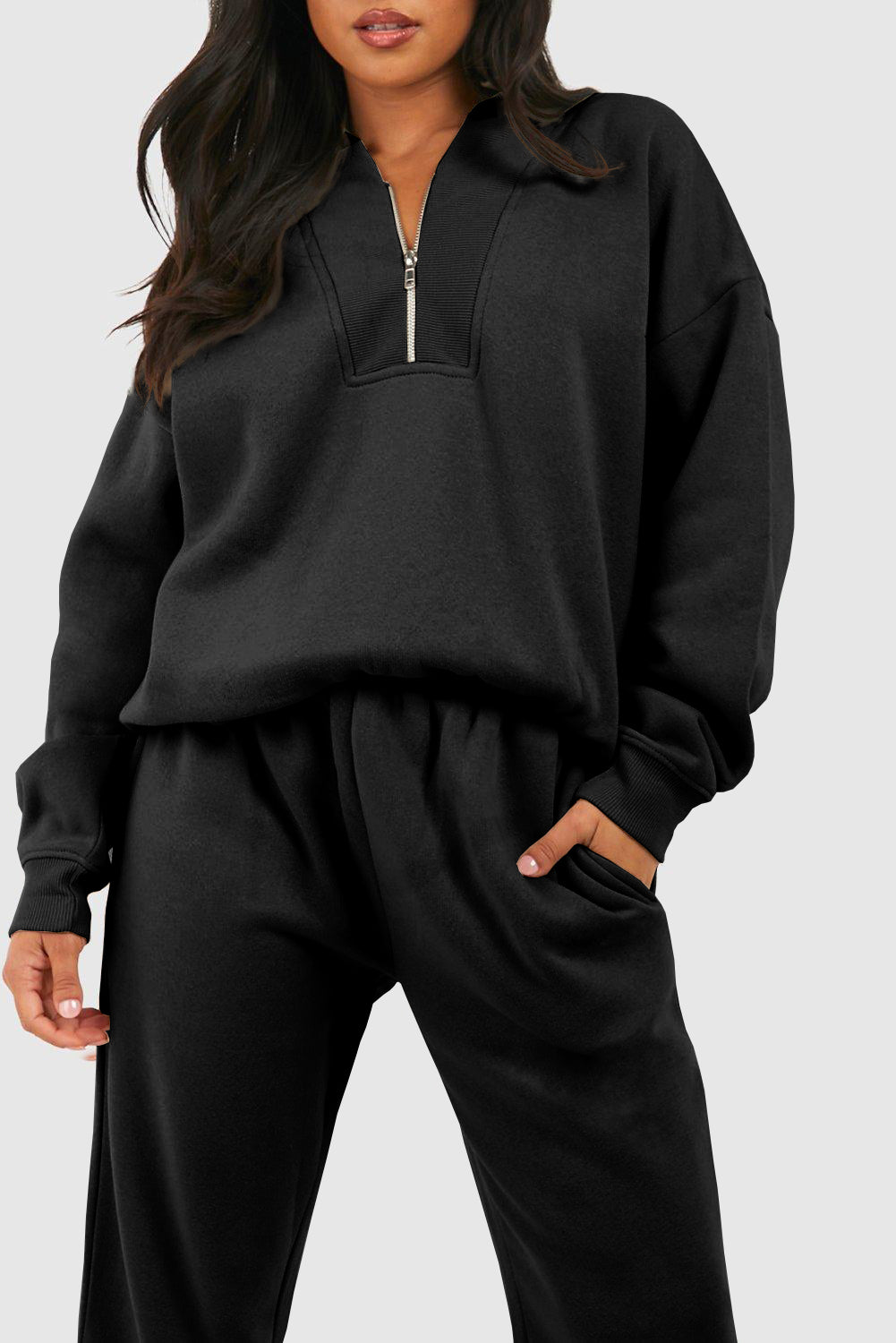 V Neck Loose Tracksuit