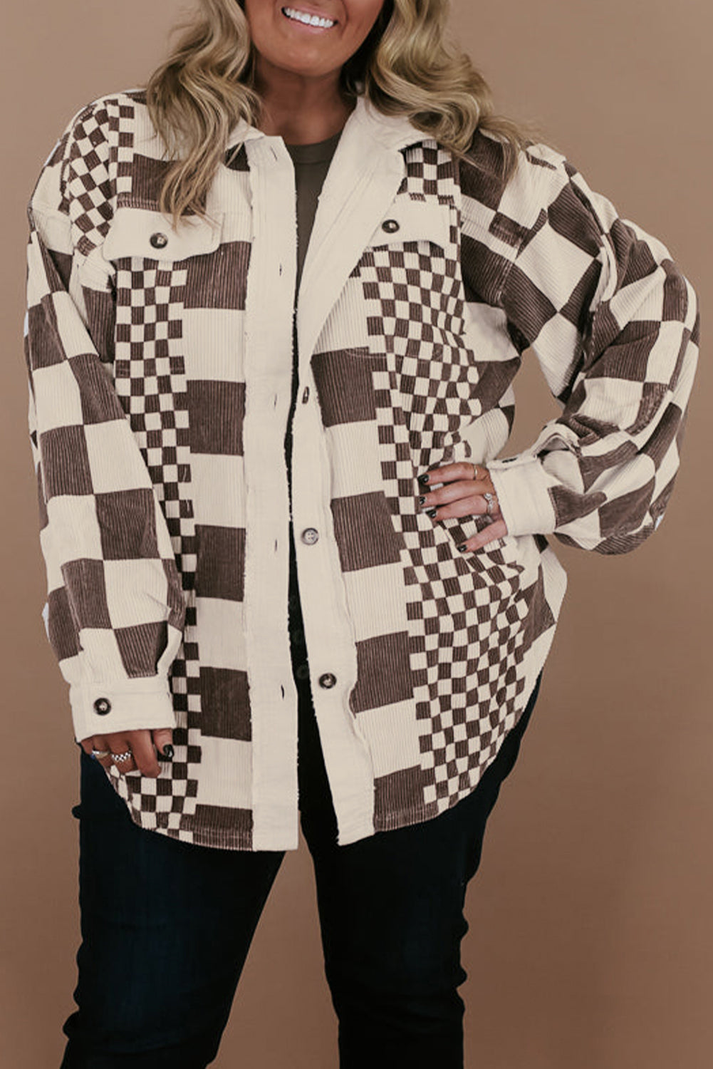 Checkered Shacket