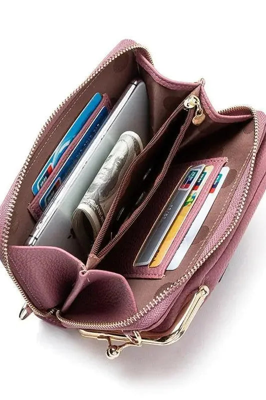 Wallet Bag With Cell Phone Strap