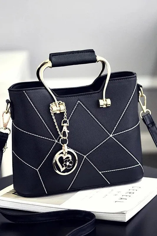 Luxury Geometric Design Handbag