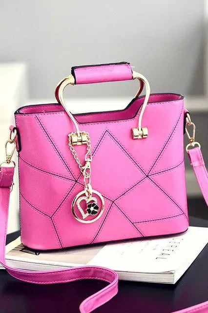 Luxury Geometric Design Handbag