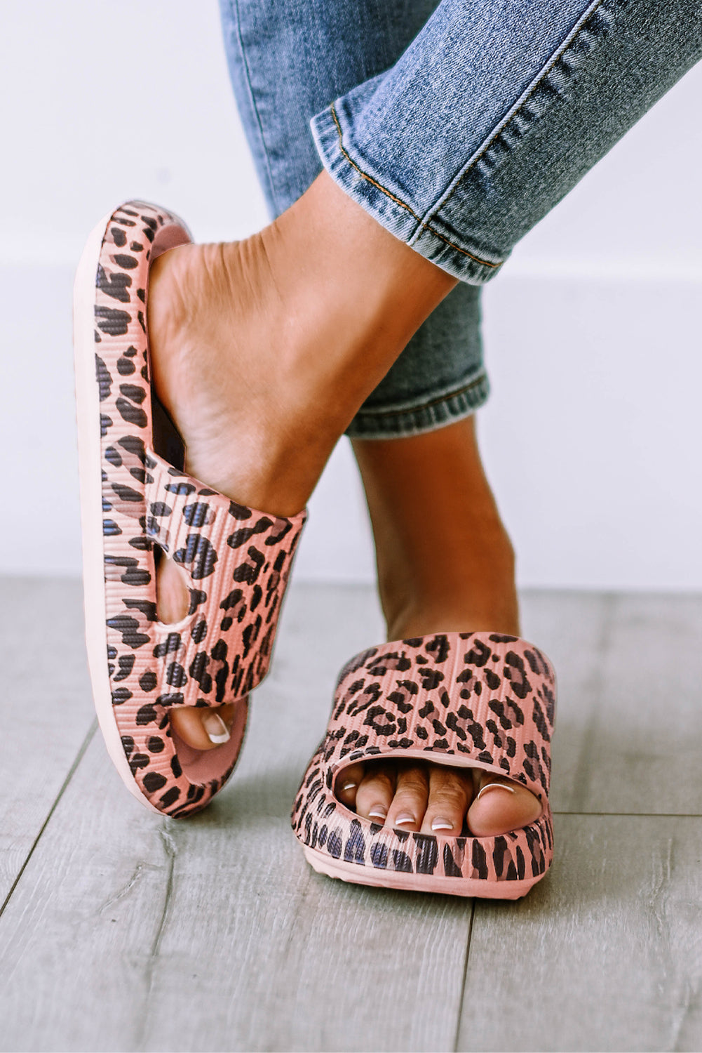 Leopard Print Slippers