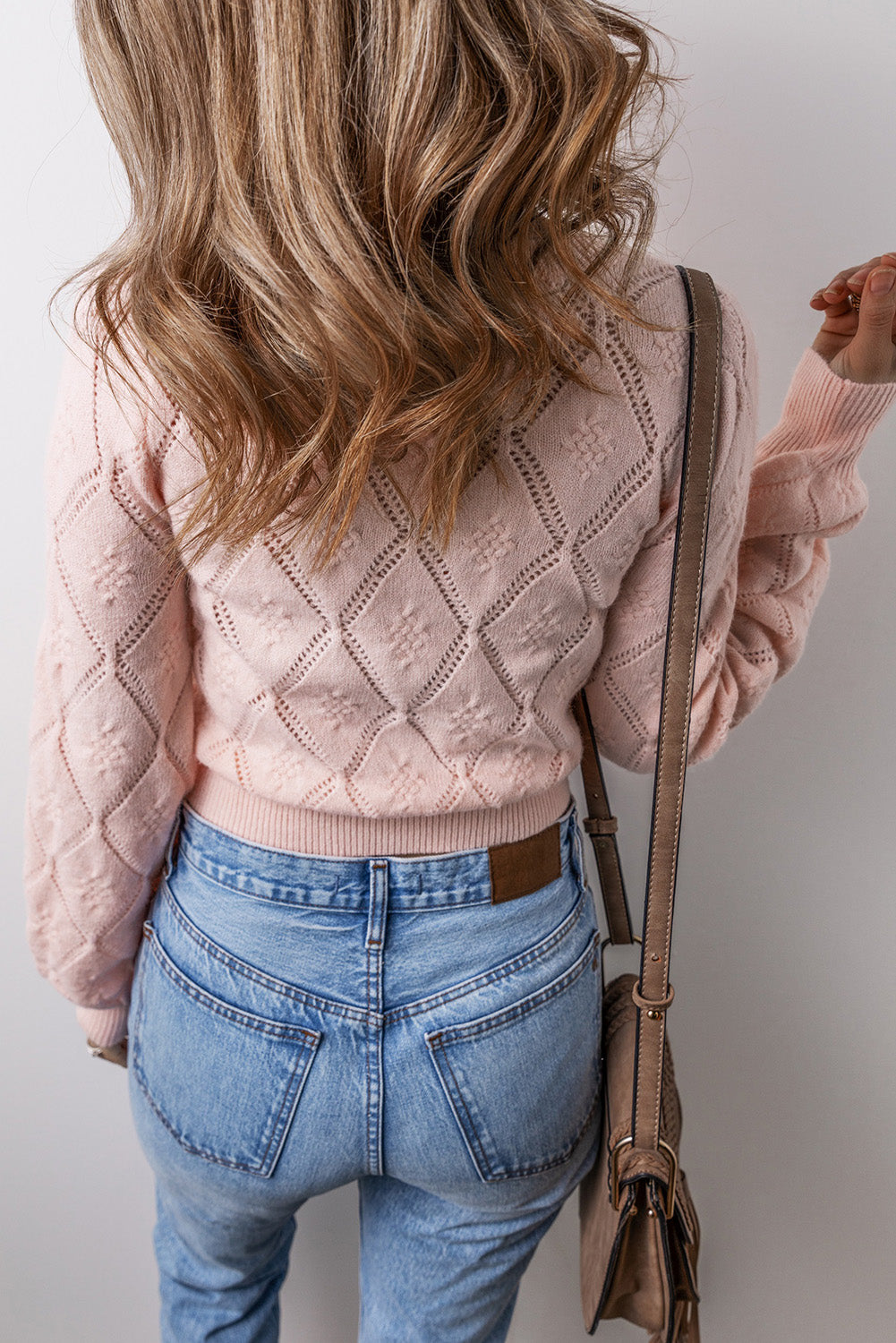 Puff Sleeve Cropped Sweater