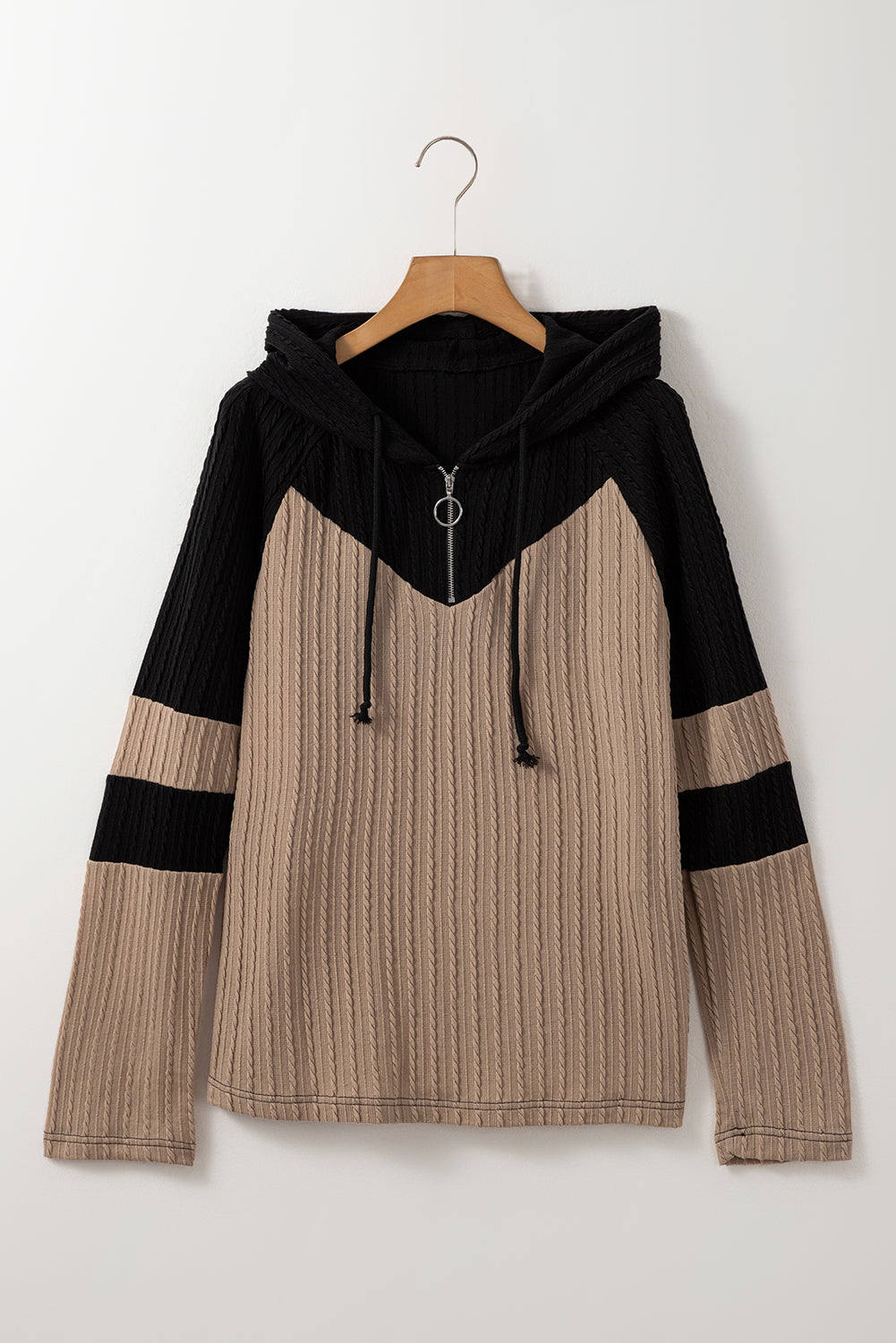 Quarter Zip Hooded Top