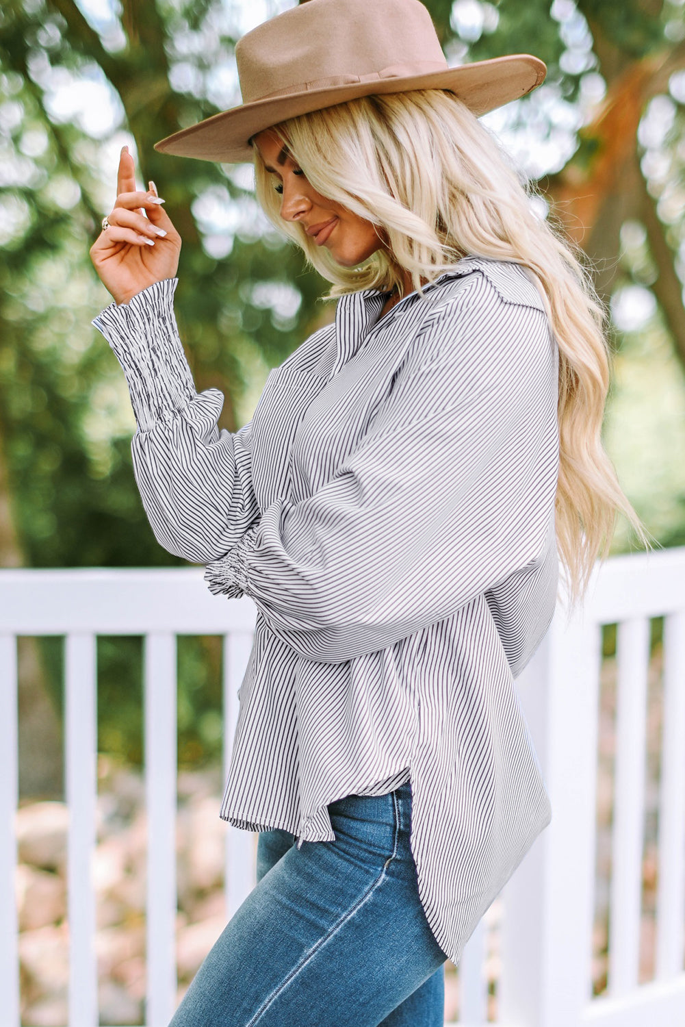 Striped Boyfriend Shirt