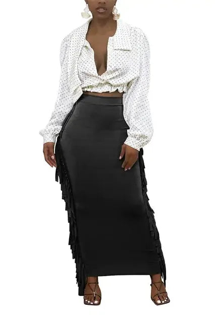 Tassel Long Skirt