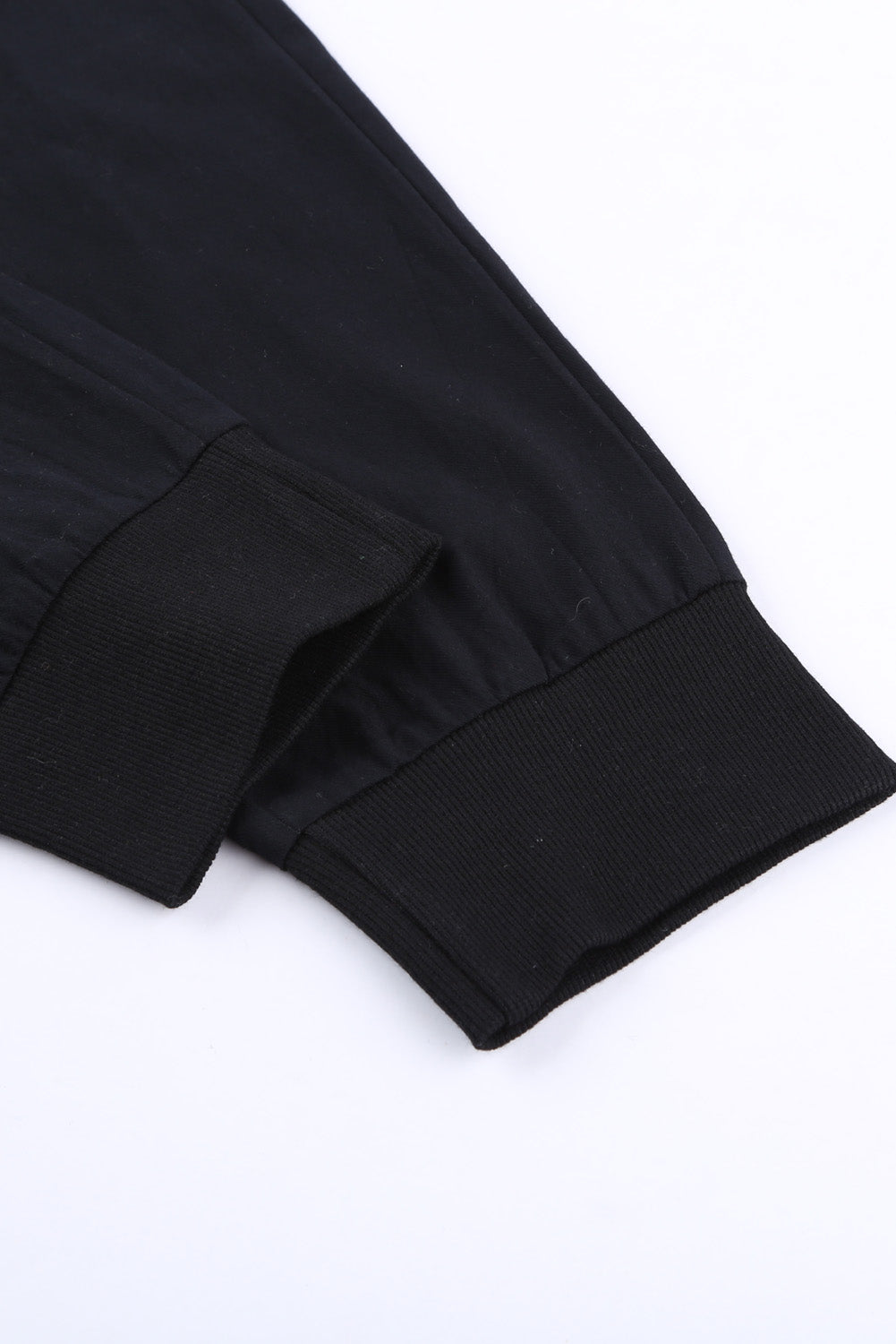 Black Causal Pockets Pants