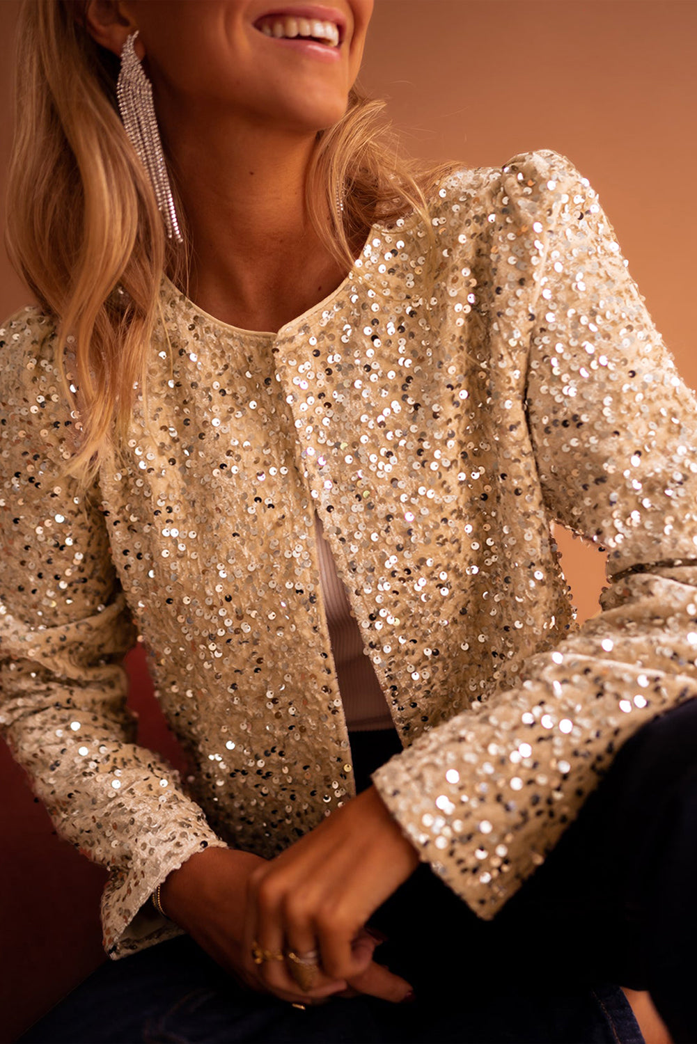 Golden Fleece Cropped Jacket