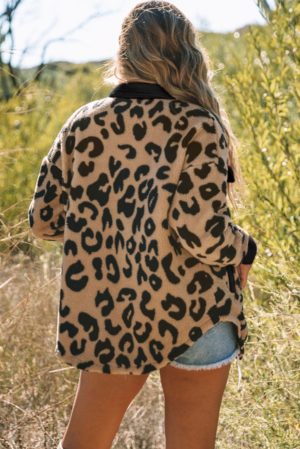 Leopard Teddy Shacket