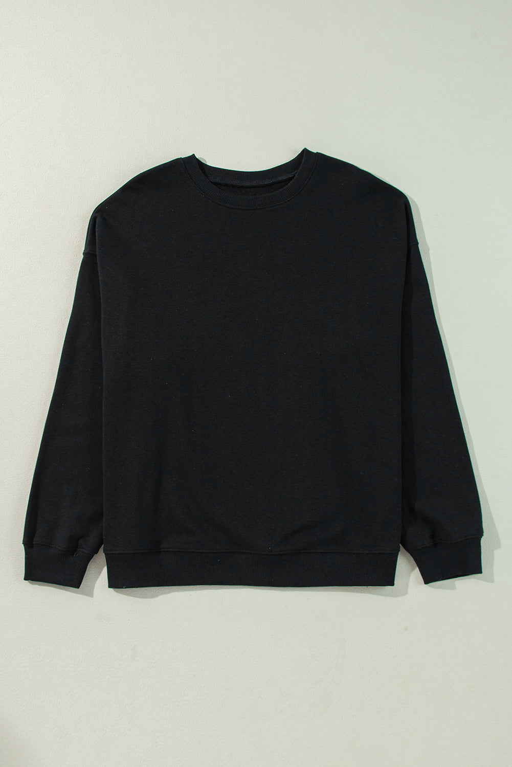 Crew Neck Drop Shoulder Sweatshirt