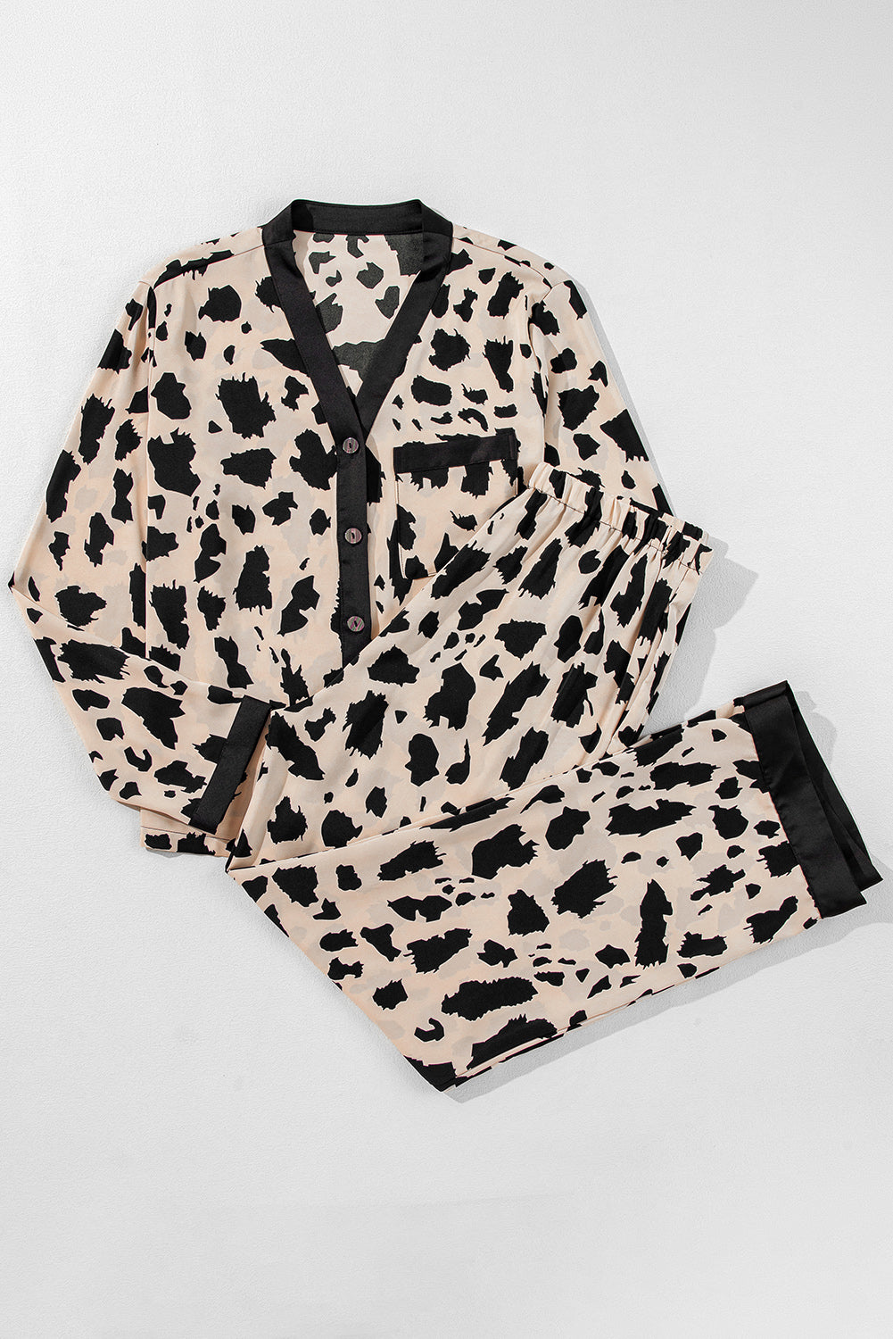 Cheetah Trim Loose Lounge Set