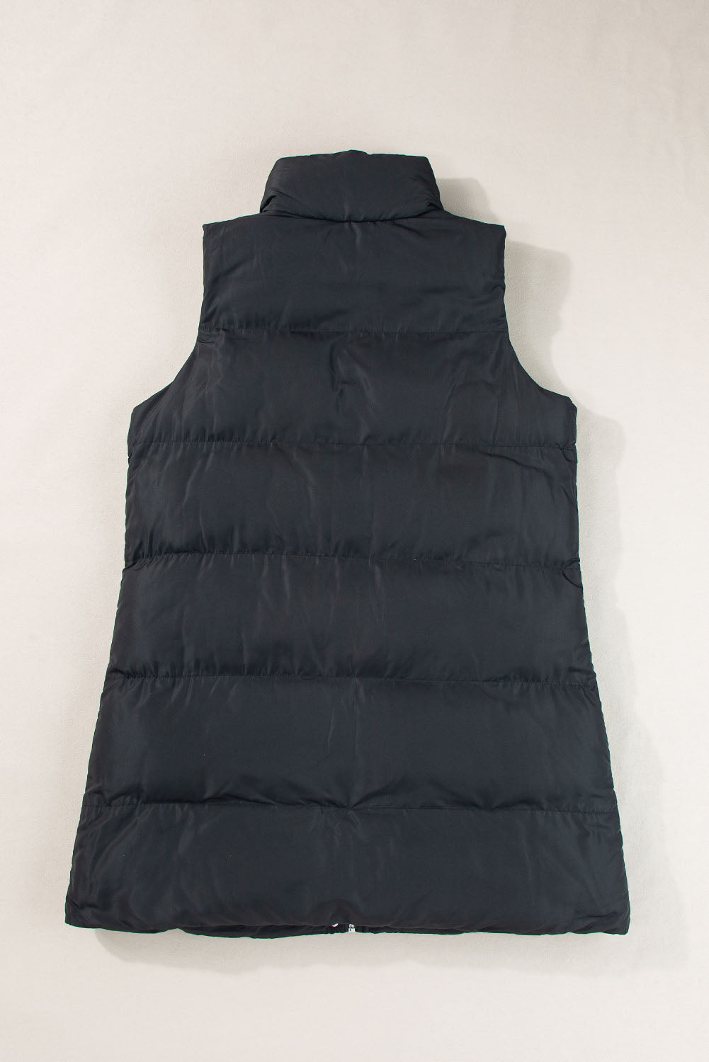 Windproof Longline Puffer Vest